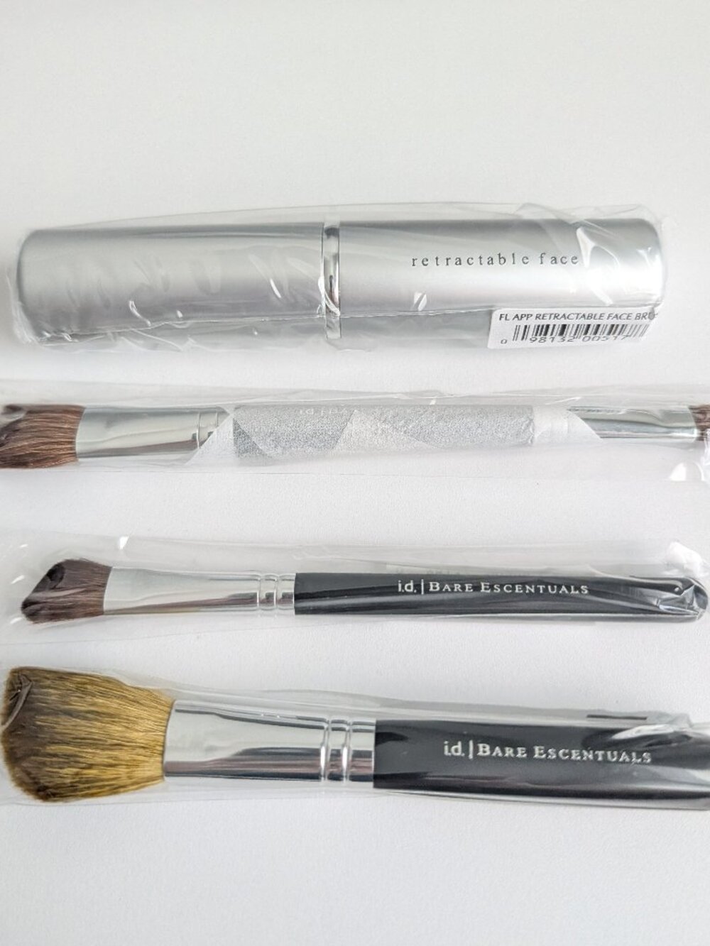 Bare Escentuals bareMinerals Brush Lot Retractable Face Blush Eye Blending NEW